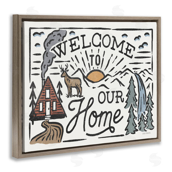 Stupell Industries Laura Marshall | Welcome To Our Home