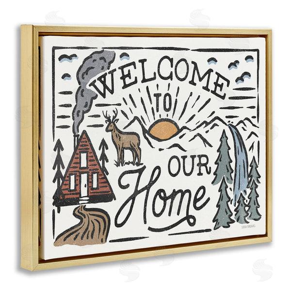 Stupell Industries Laura Marshall | Welcome To Our Home