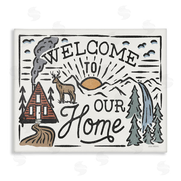 stupell industries Laura Marshall | Welcome to Our Home