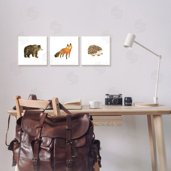 Stupell Industries Laura Marshall | Whimsical Forest Animal Watercolors Wall Art