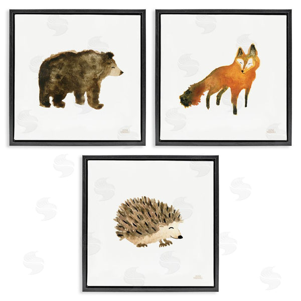 Stupell Industries Laura Marshall | Whimsical Forest Animal Watercolors Wall Art