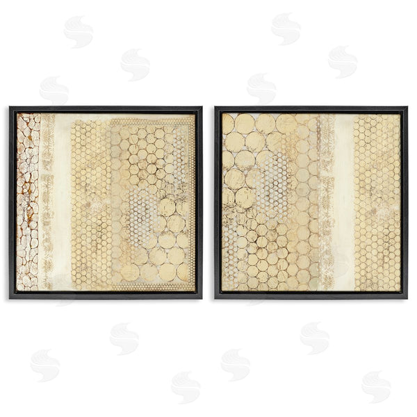 Stupell Industries Laura Van Horne | Distressed Pale Yellow Circles Wall Art