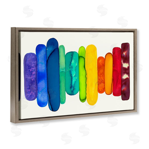 Stupell Industries Laura Van Horne | Rainbow Ombre Shapes