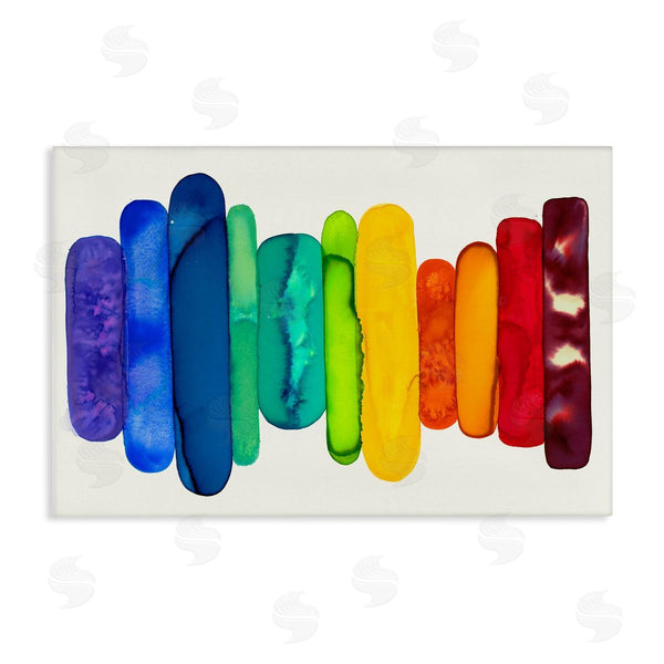 stupell industries Laura Van Horne | Rainbow Ombre Shapes