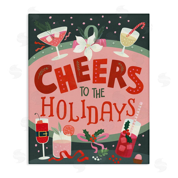 stupell industries Laura Watson | Cheers Festive Holiday Drinks