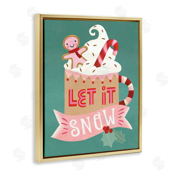 Stupell Industries Laura Watson | Let It Snow Winter Cocoa