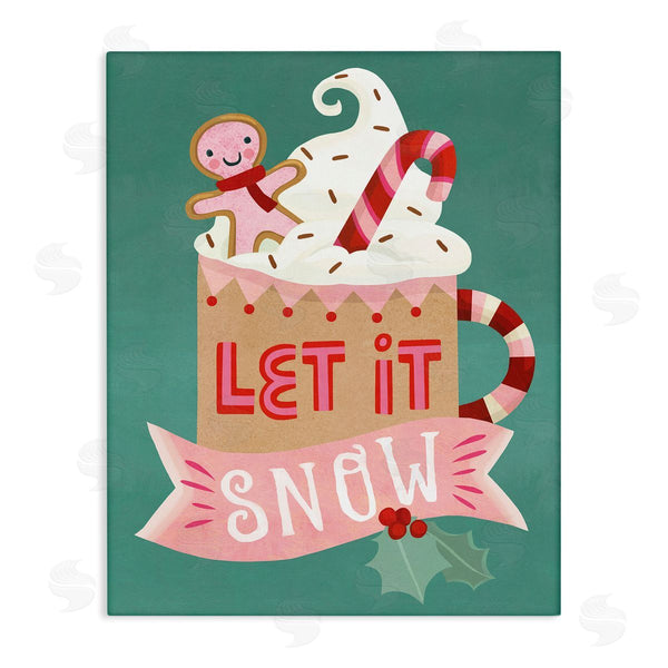 stupell industries Laura Watson | Let It Snow Winter Cocoa