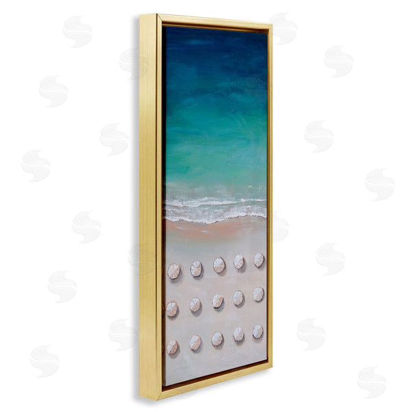 Stupell Industries Lauren Jane | Aerial Umbrellas On Beach Coast Wall Art