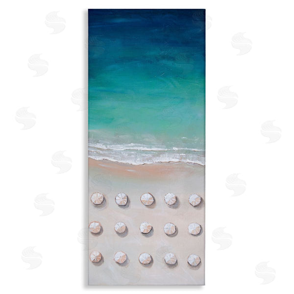 stupell industries Lauren Jane | Aerial Umbrellas on Beach Coast Wall Art