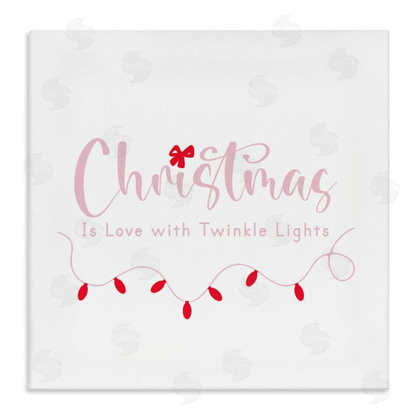 stupell industries Lauren Rader | Christmas Is Love with Lights Wall Art