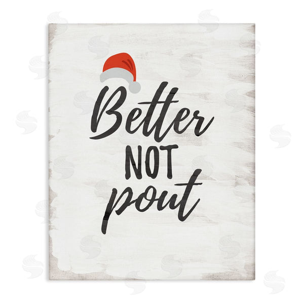 stupell industries Lauren Rader | Festive Better Not Pout
