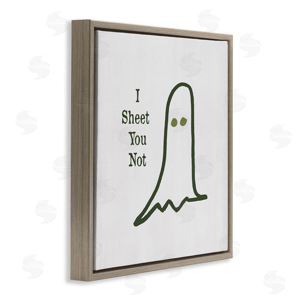 Stupell Industries Lauren Rader | I Sheet You Not Ghost Wall Art