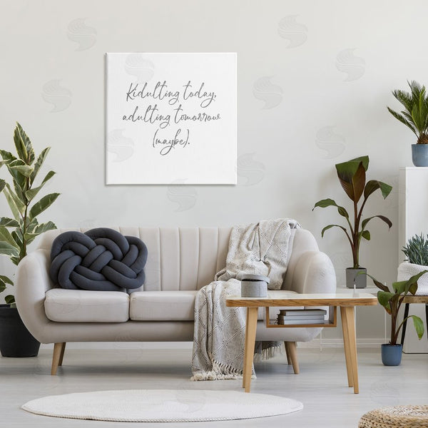 Stupell Industries Lauren Rader | Kidulting Today Adulting Tomorrow Wall Art