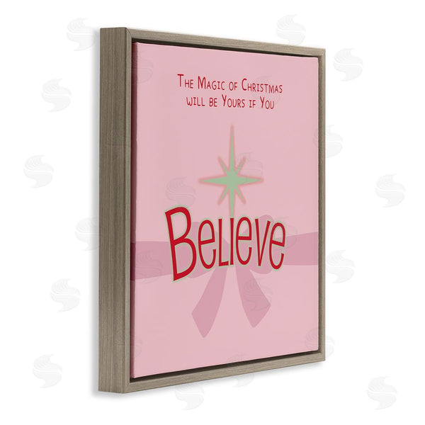 Stupell Industries Lauren Rader | Magic Of Christmas Believe Wall Art