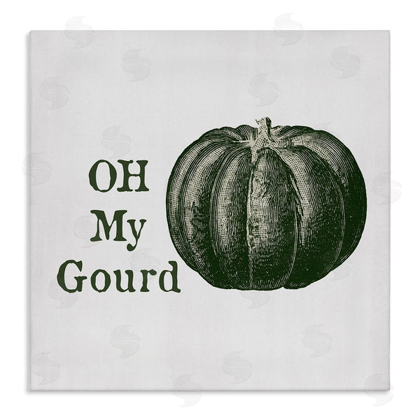 stupell industries Lauren Rader | Oh My Gourd Fall Pumpkin Wall Art