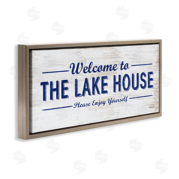 Stupell Industries Lauren Rader | Welcome To The Lake House Wall Art