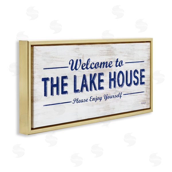 Stupell Industries Lauren Rader | Welcome To The Lake House Wall Art