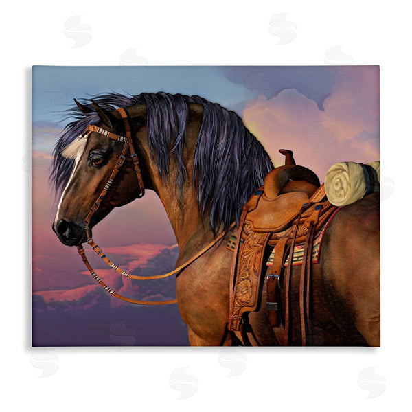 stupell industries Laurie Prindle | Cowboy's Pride Horse & Saddle