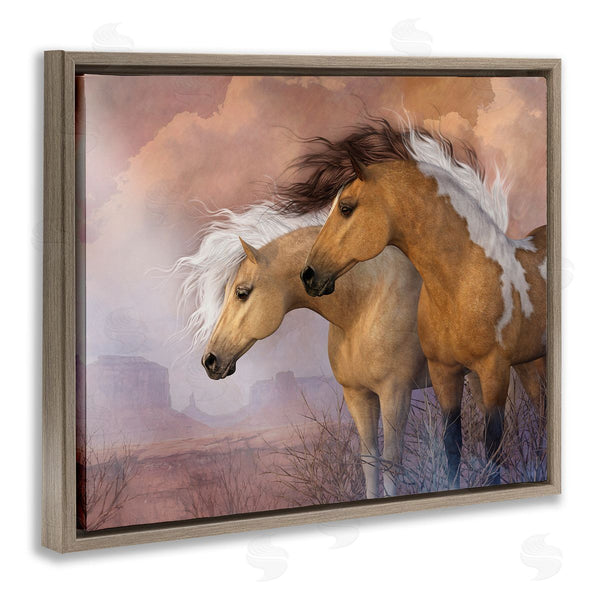 Stupell Industries Laurie Prindle | Horse Duo At Sunset Wall Art