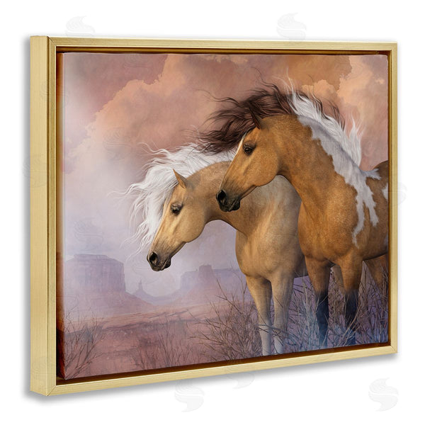 Stupell Industries Laurie Prindle | Horse Duo At Sunset Wall Art