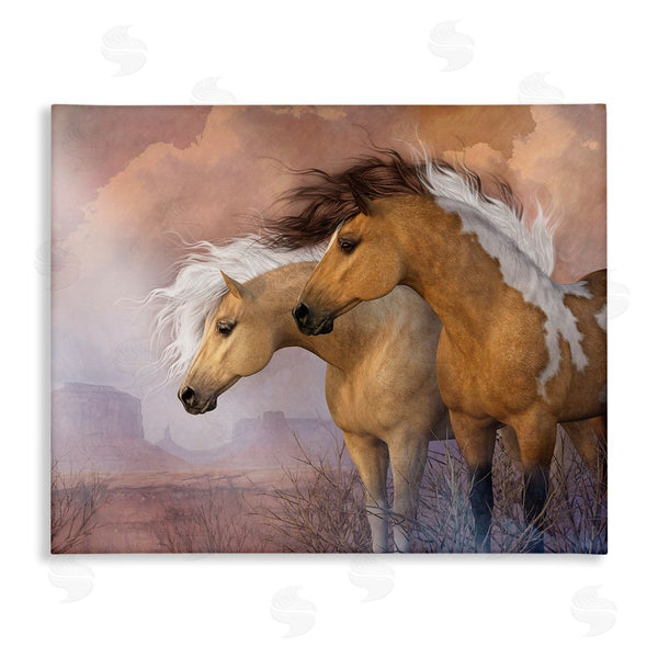 stupell industries Laurie Prindle | Horse Duo at Sunset Wall Art