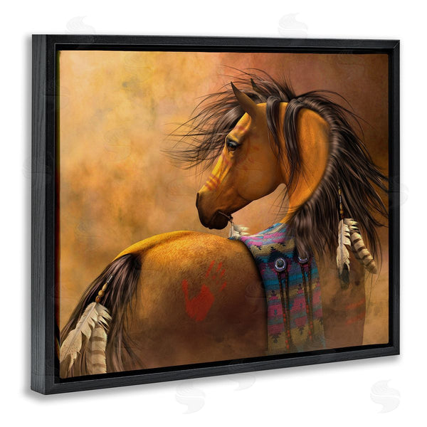 Stupell Industries Laurie Prindle | Kiowa Gold Horse Wall Art