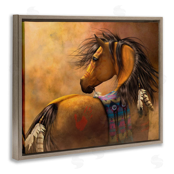 Stupell Industries Laurie Prindle | Kiowa Gold Horse Wall Art