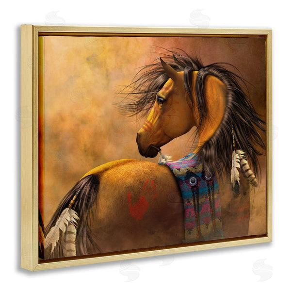 Stupell Industries Laurie Prindle | Kiowa Gold Horse Wall Art