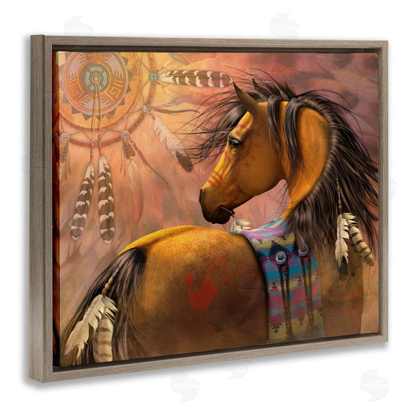 Stupell Industries Laurie Prindle | Kiowa Gold Stallion Wall Art