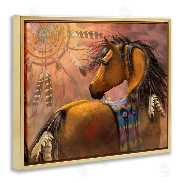 Stupell Industries Laurie Prindle | Kiowa Gold Stallion Wall Art