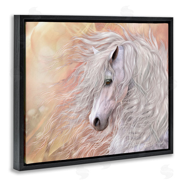 Stupell Industries Laurie Prindle | Primavera White Horse