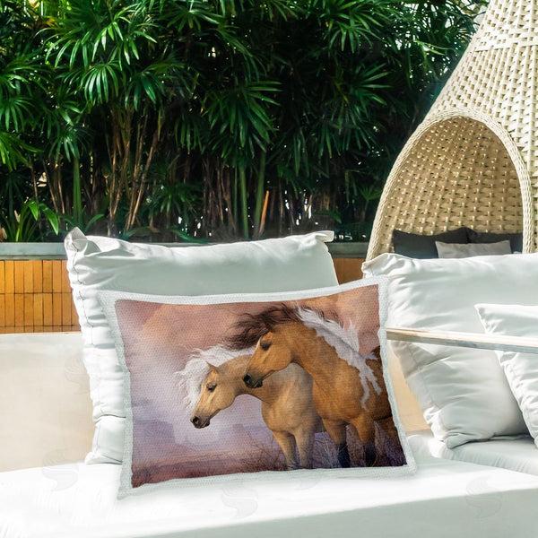 Stupell Industries Laurie Prindle | Sunset Gold Horses