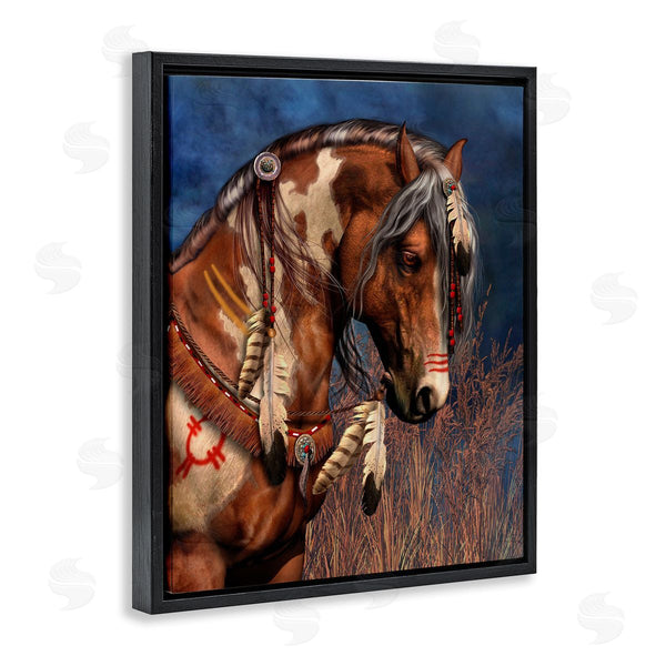 Stupell Industries Laurie Prindle | War Pony Portrait