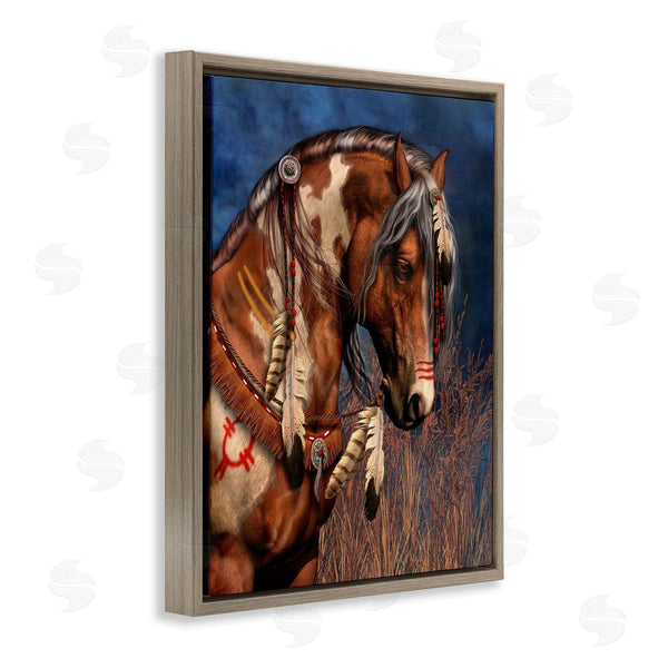 Stupell Industries Laurie Prindle | War Pony Portrait
