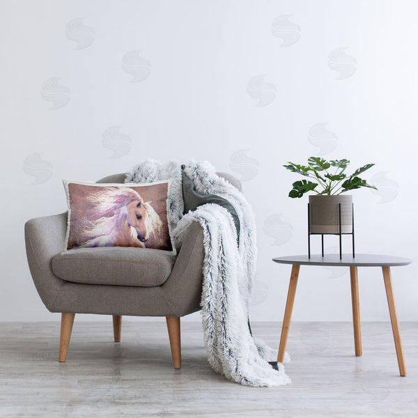 Stupell Industries Laurie Prindle | White Windblown Stallion