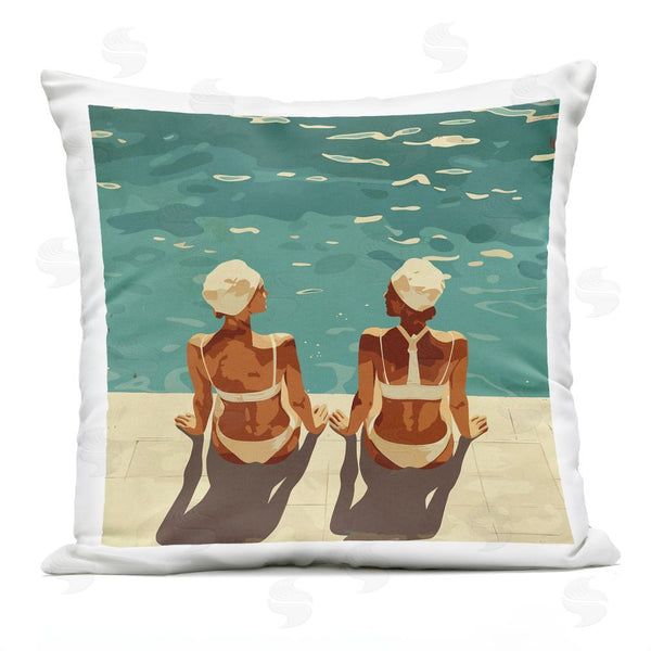 Stupell Industries Layla Oz | Swimmer Friends Duo Throw Pillow