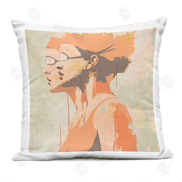 Stupell Industries Layla Oz | Swimming Twins Silhouettes Throw Pillow