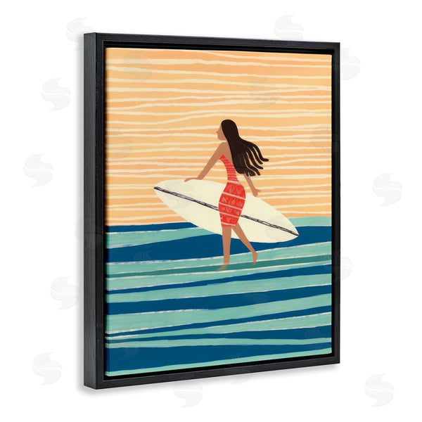 Stupell Industries Lazar Studio | Abstract Surfer Girl Wall Art