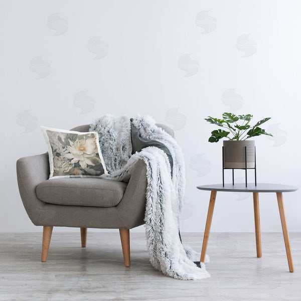 Stupell Industries Lazar Studio | Antique Curling Flower Petals Printed Throw Pillow