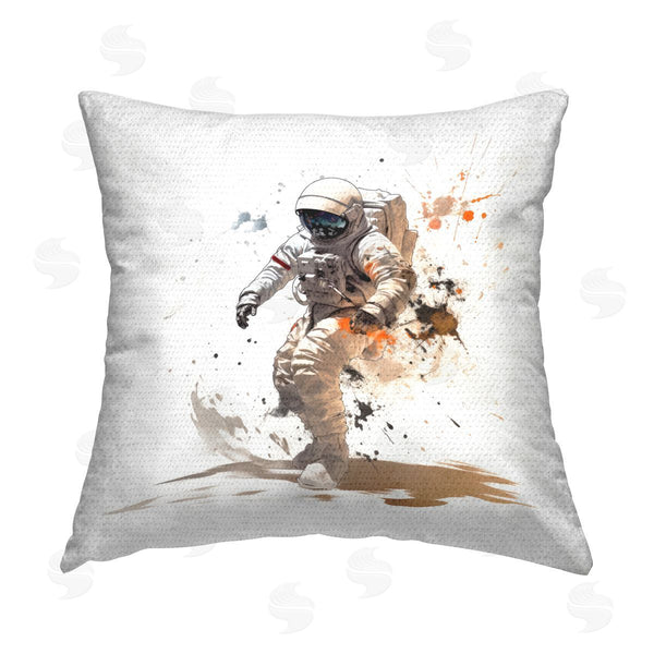 Stupell Industries Lazar Studio | Astronaut With Modern Splatter Printed Throw Pillow