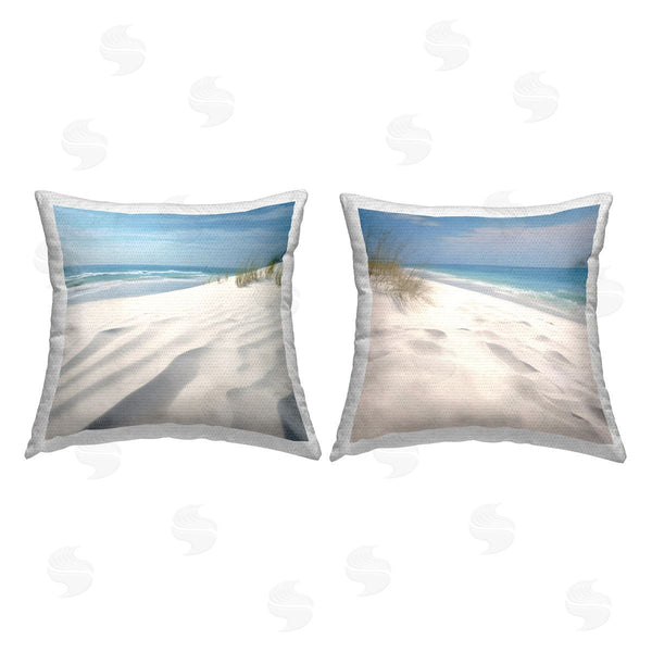 Stupell Industries Lazar Studio | Calming Seabreeze Scene Printed Throw Pillow Set