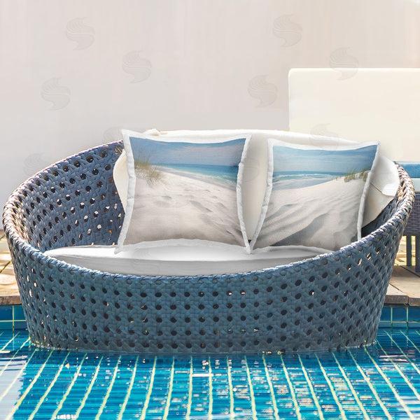 Stupell Industries Lazar Studio | Calming Seabreeze Scene Printed Throw Pillow Set