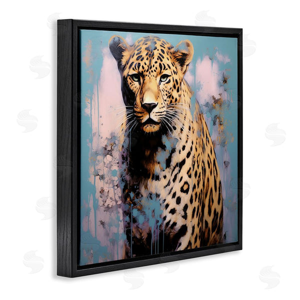 Stupell Industries Lazar Studio | Cheetah & Abstract Hues Wall Art