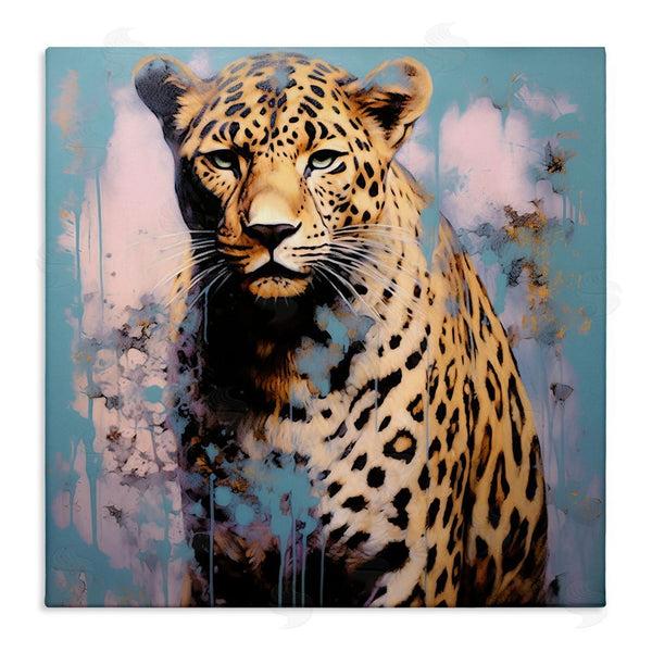 stupell industries Lazar Studio | Cheetah & Abstract Hues Wall Art
