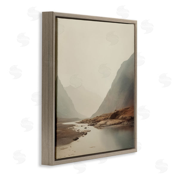 Stupell Industries Lazar Studio | Cliffs Over Winding Stream