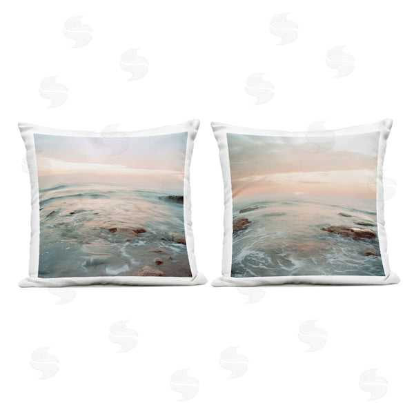 Stupell Industries Lazar Studio | Coastal Sea Melodies Printed Throw Pillow Set