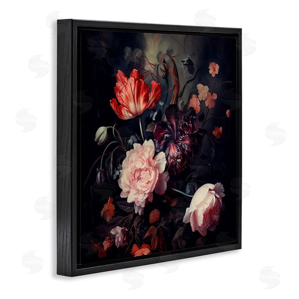 Stupell Industries Lazar Studio | Dark Elegant Flowers Wall Art
