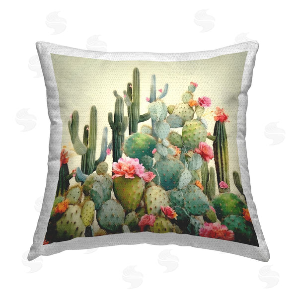 Stupell Industries Lazar Studio | Desert Jewels Cactus Printed Throw Pillow