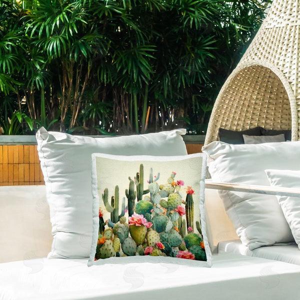 Stupell Industries Lazar Studio | Desert Jewels Cactus Printed Throw Pillow