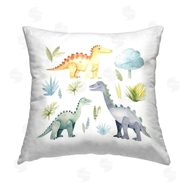 stupell industries Lazar Studio | Dino Wonderland Wonders Printed Throw Pillow